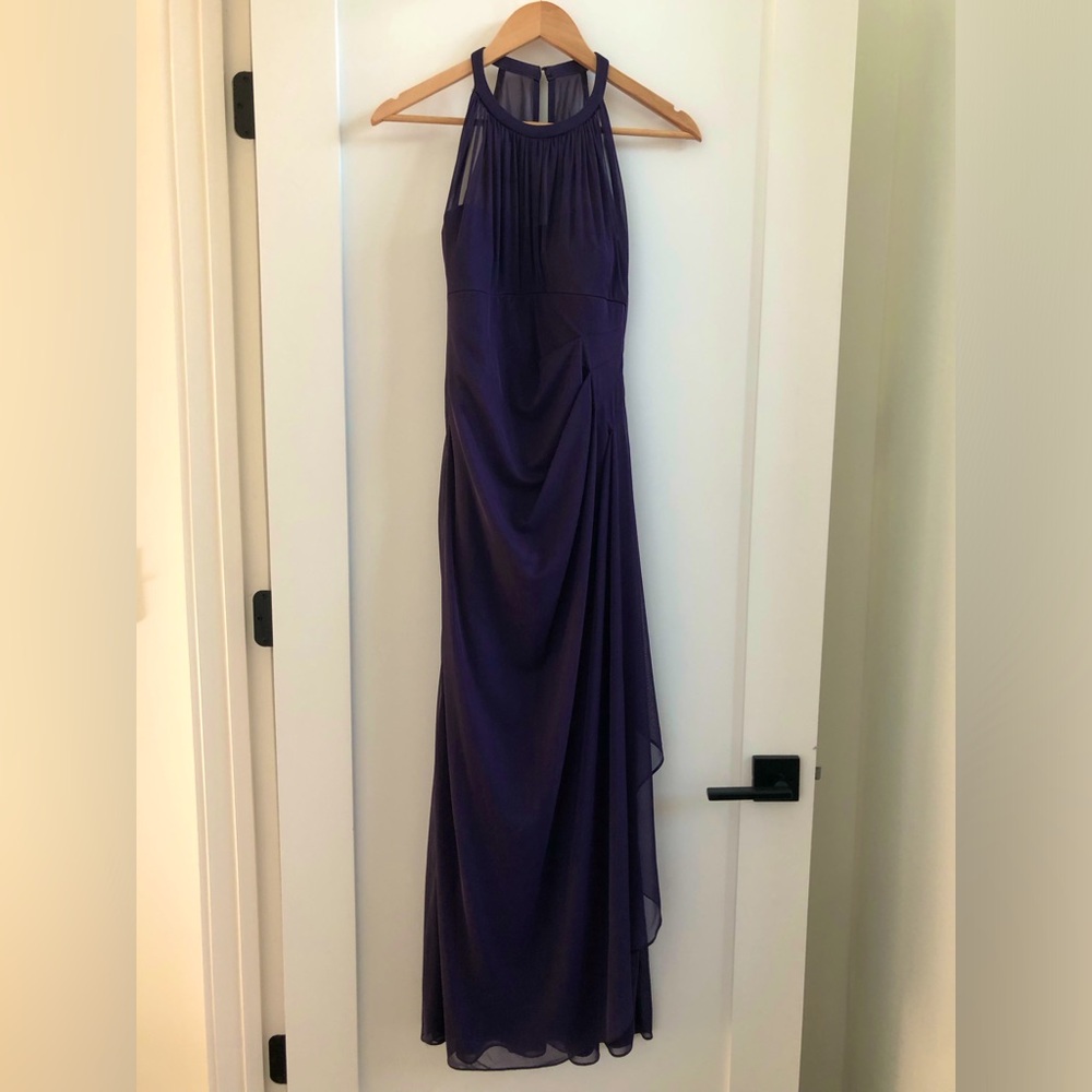 David’s Bridal bridesmaid dress (Lapis)